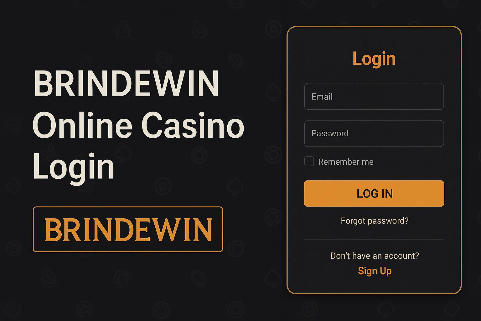 Criar uma nova Conta no plataforma BRINDEWIN  